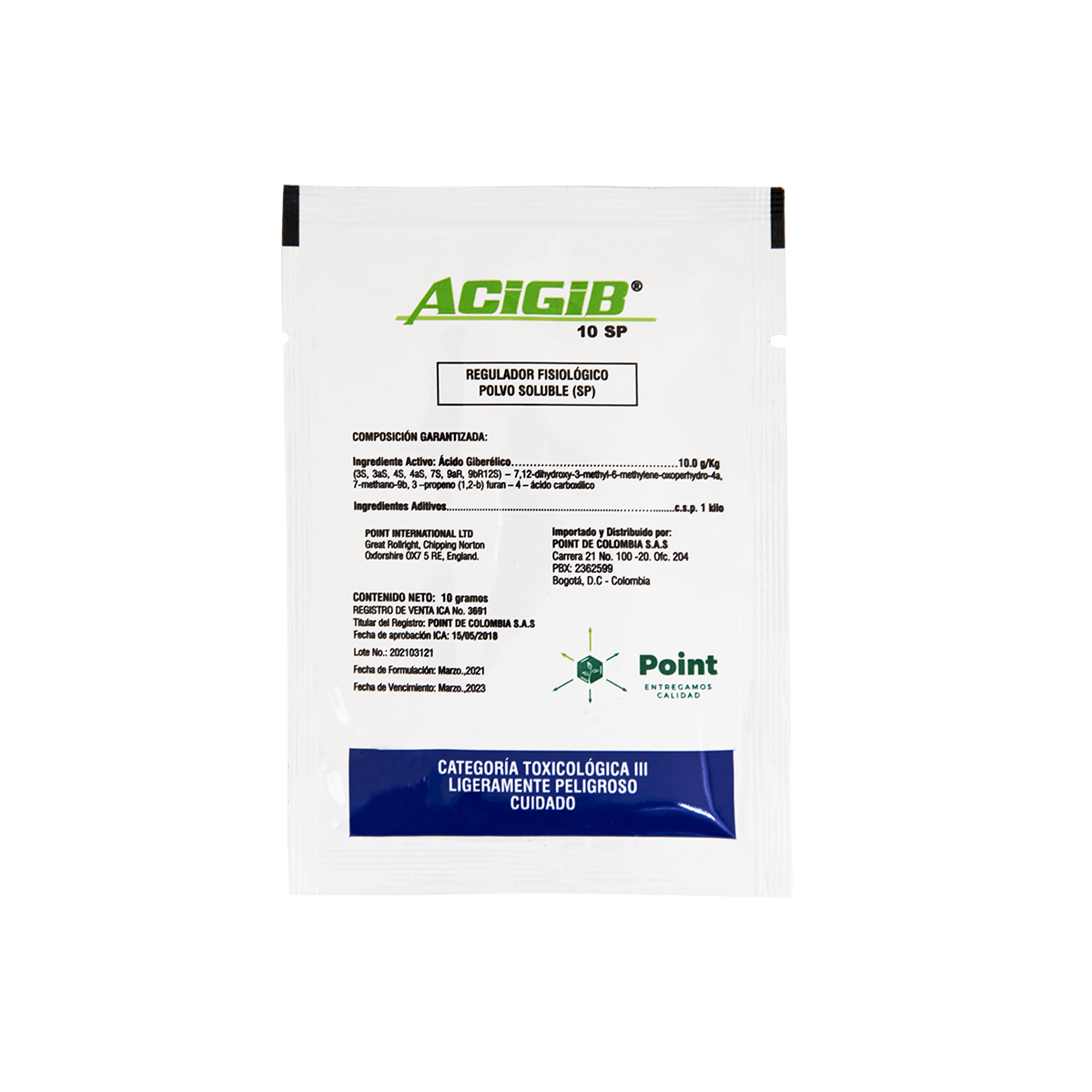 Acigib, Ácido Giberélico